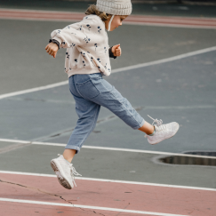 Kid jumping