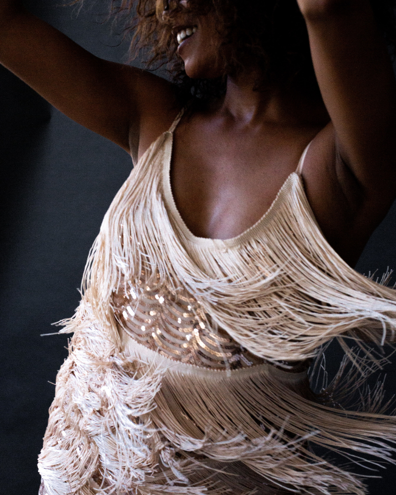 Holiday Style Sequins Dress
